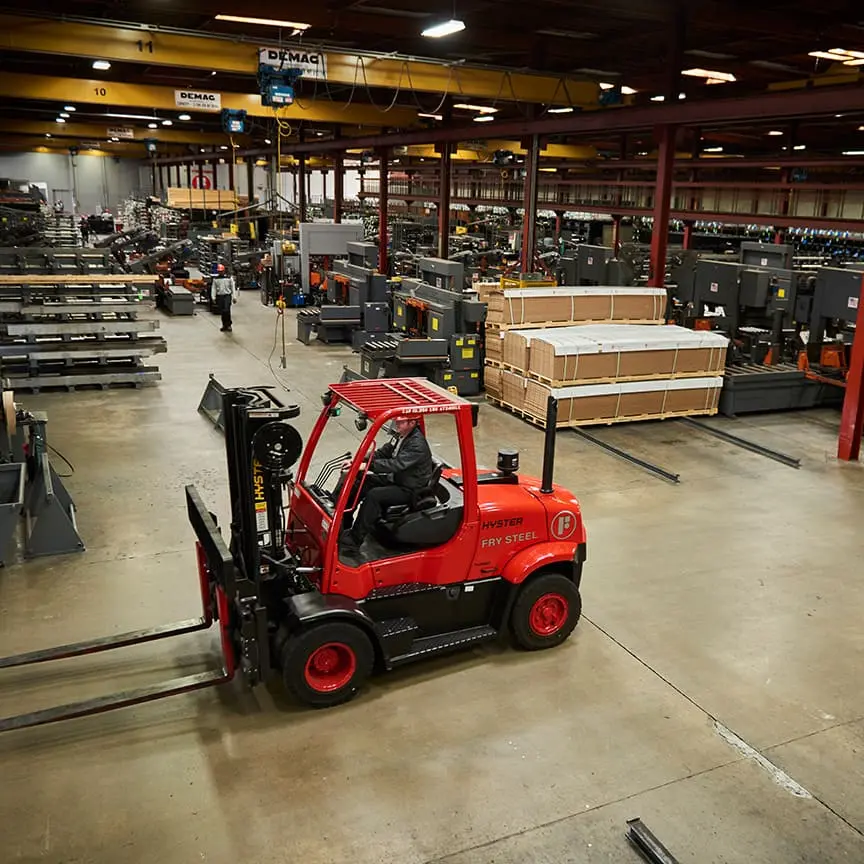 Fry Steel warehouse